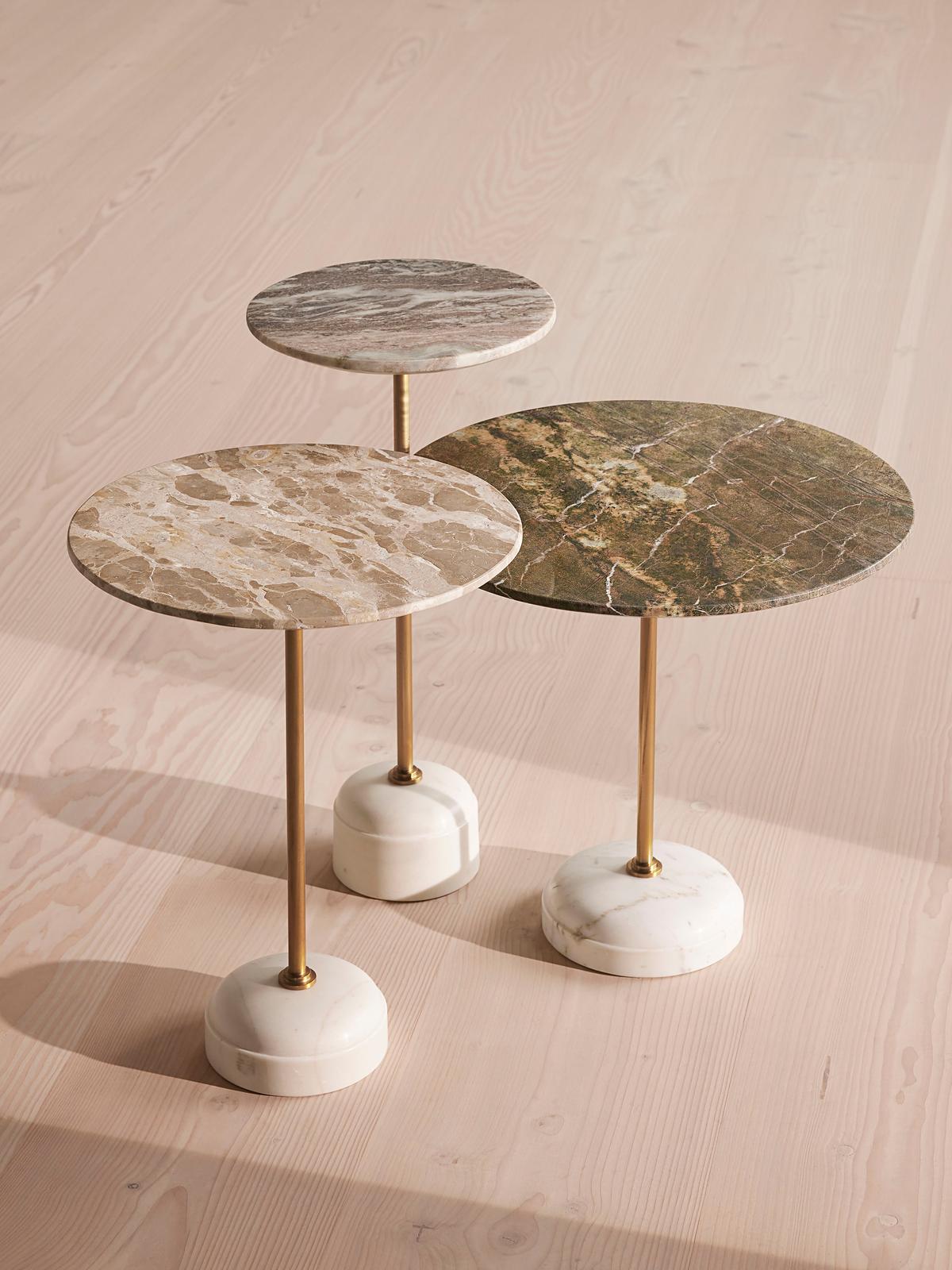 Crater End Table