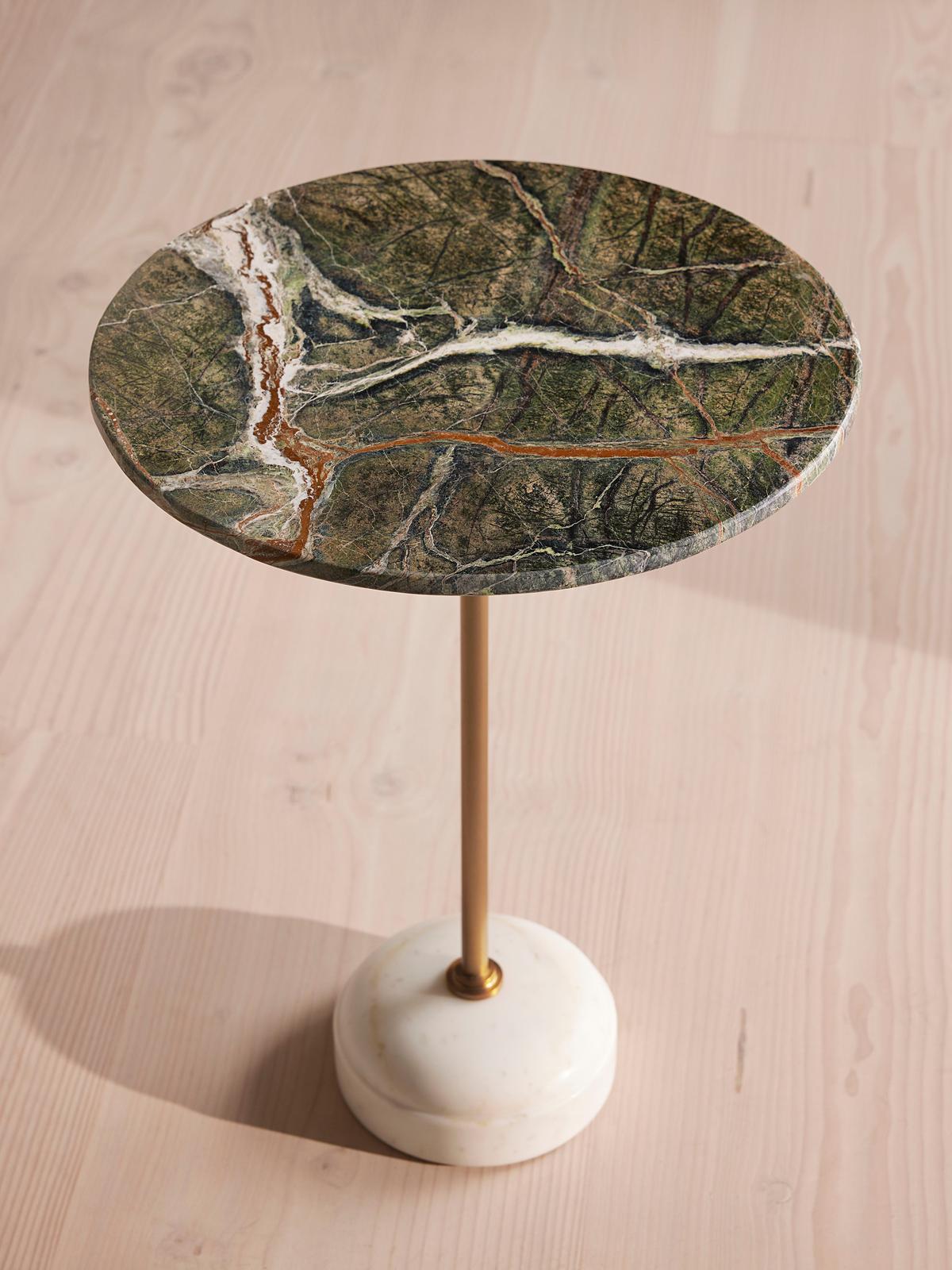 Crater End Table